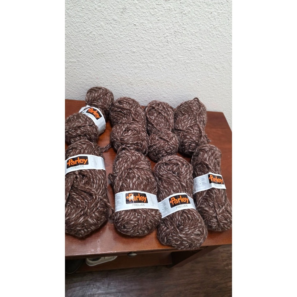 Parley Prelude Brown & White Yarn Skeins - 50g Each - 71 Yards Per Skein - Set O